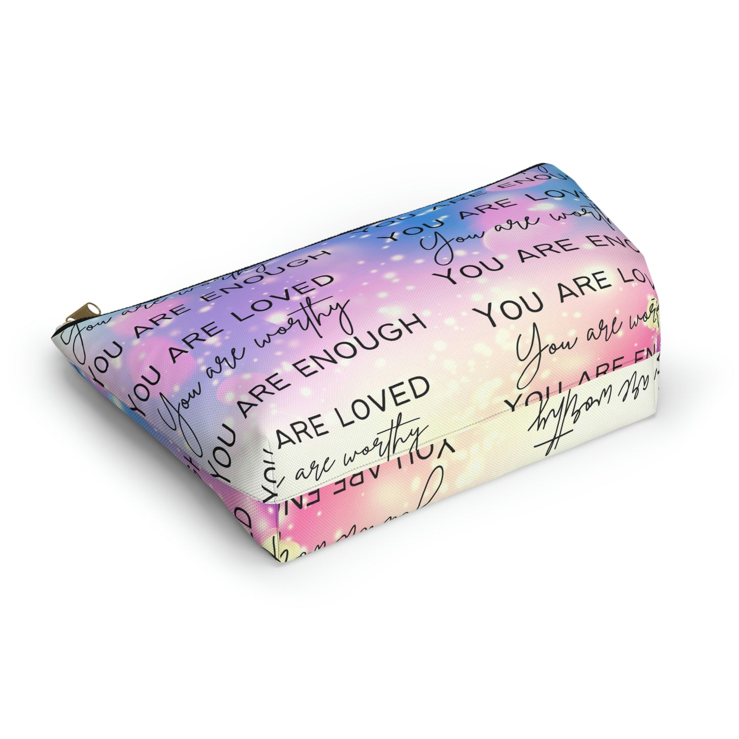 You Are... Worthy, Enough, Loved Mermaid Cosmetic/Travel Bag