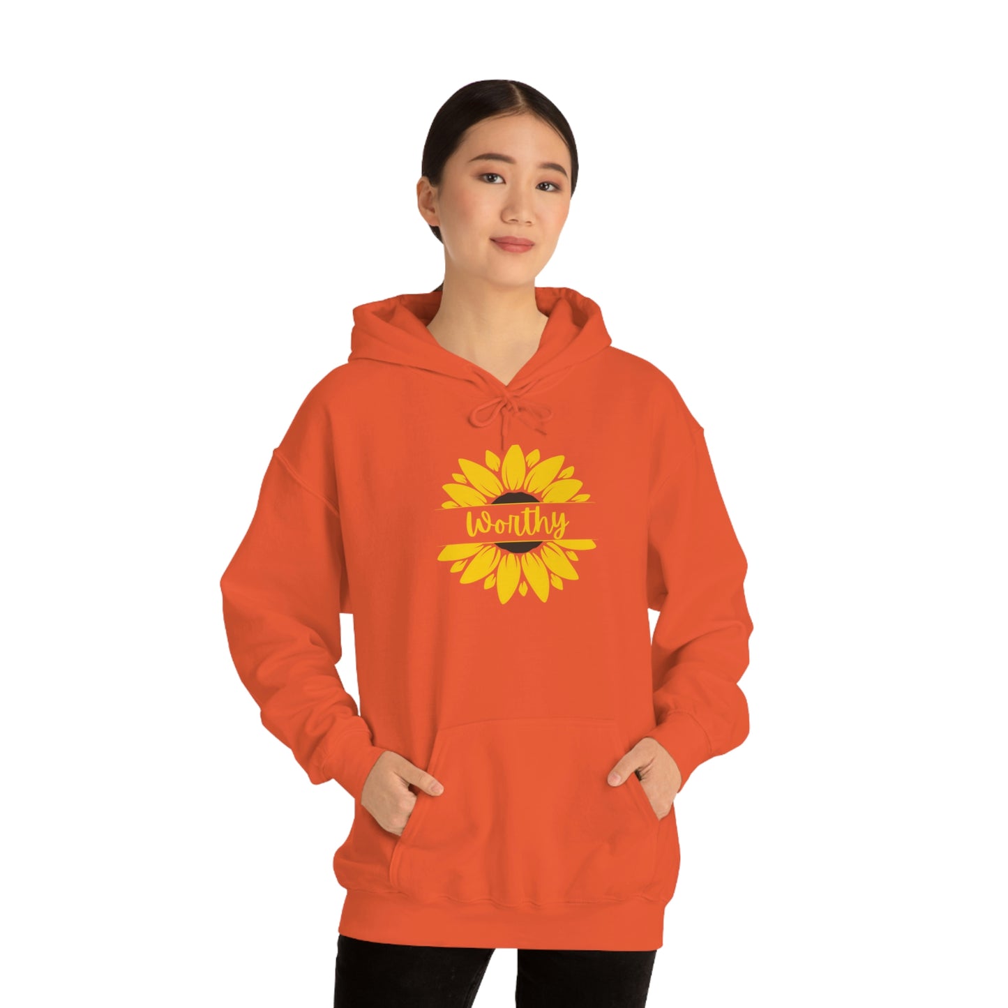 Worthy Sunflower Hooded Sweatshirt; Worthy Sunflower Hoodie