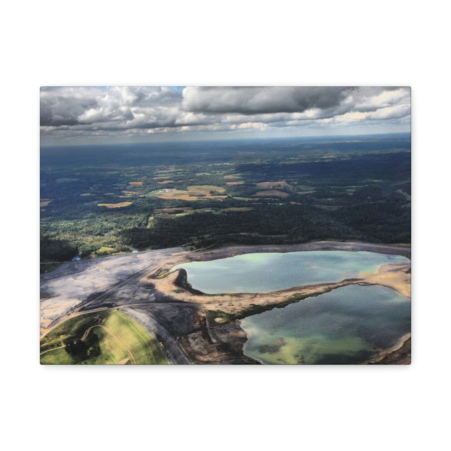 Sky View Canvas; Aerial Photography Canvas Print