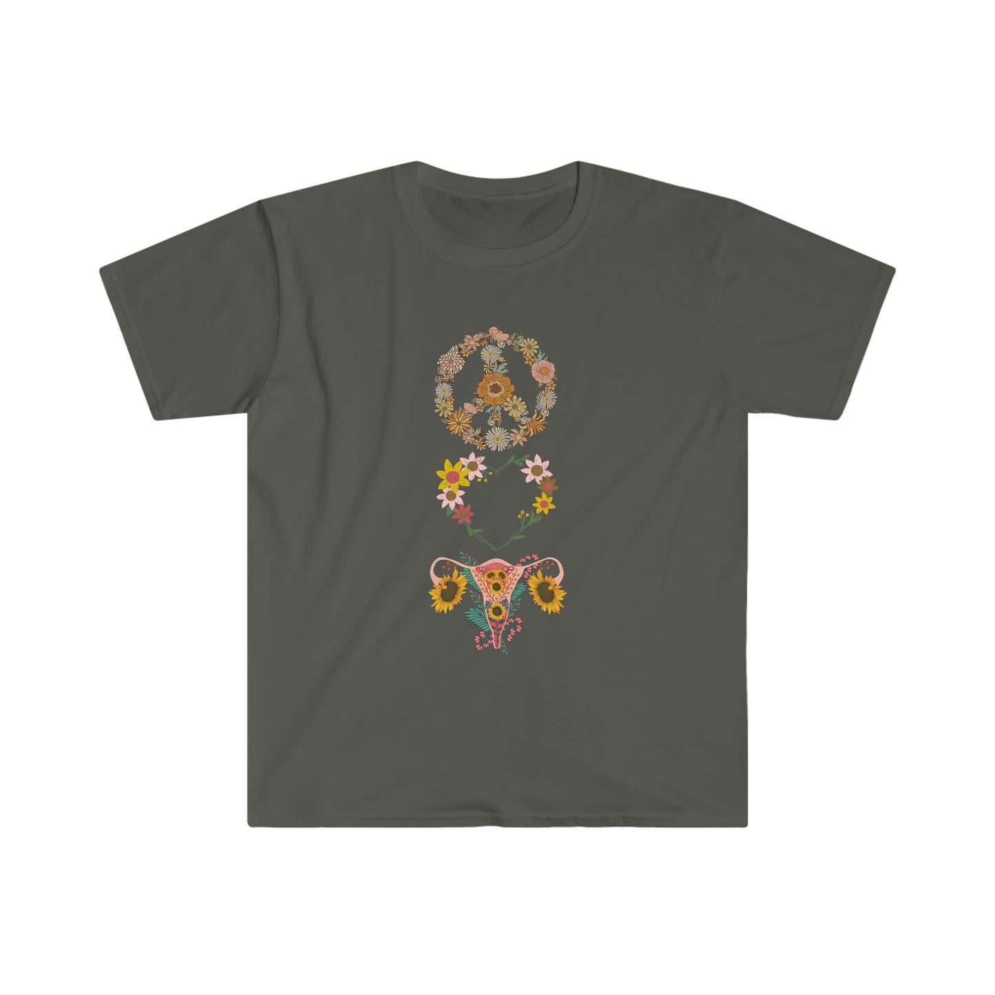 Peace, Love, and Women's Rights Tee