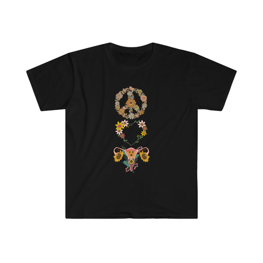 Peace, Love, and Women's Rights Tee