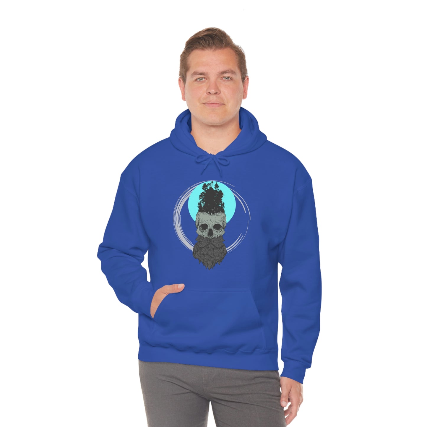 Big and Bearded Hoodie; Bearded Skull Hoodie