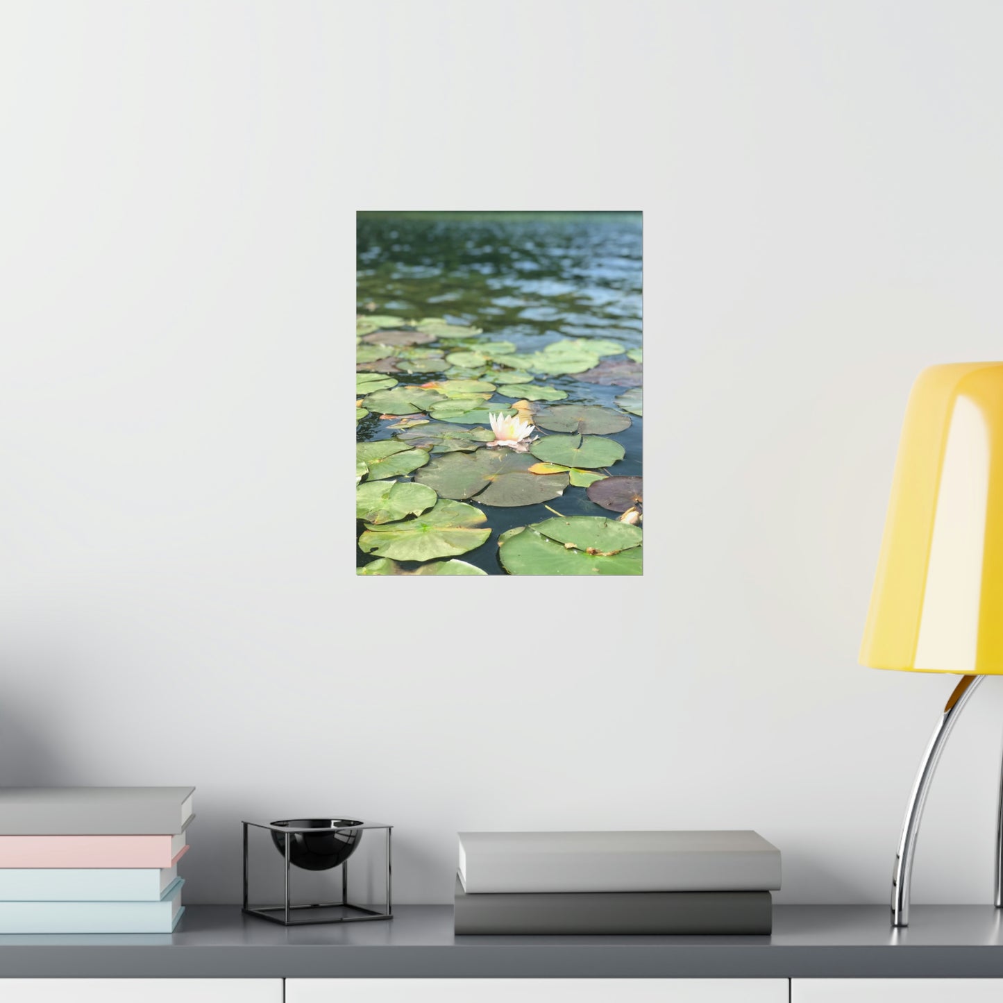 Lone Lilly Premium Matte Poster, Nature Photography