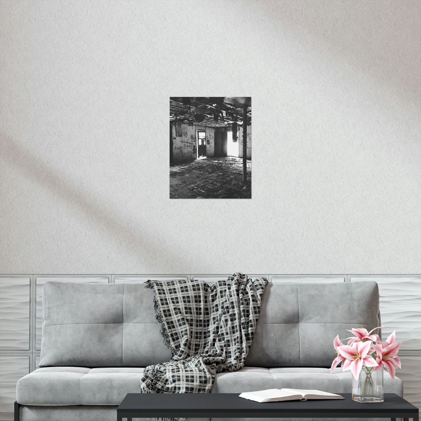 Dirty Beautiful Premium Matte Poster, Grey Scale Photography