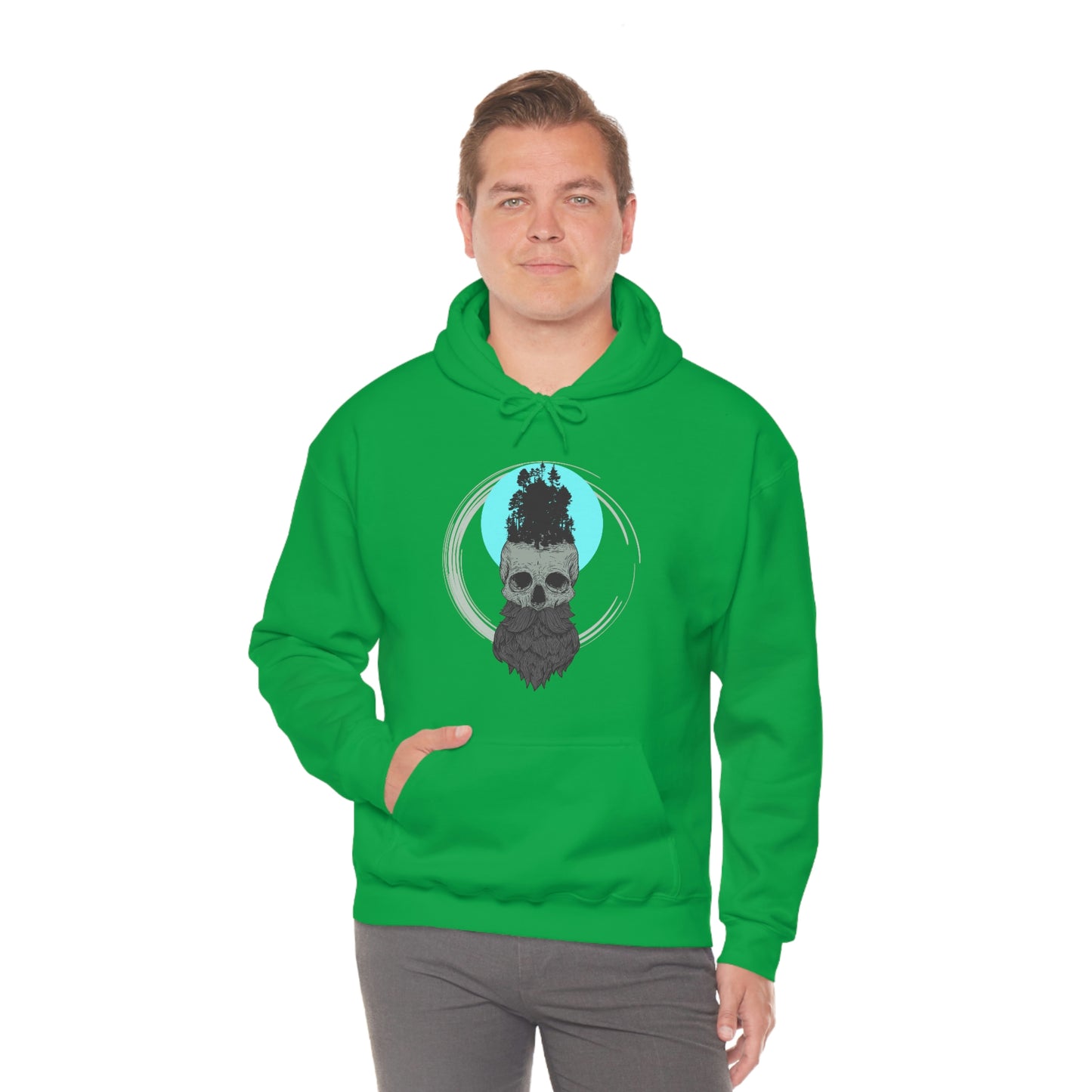 Big and Bearded Hoodie; Bearded Skull Hoodie