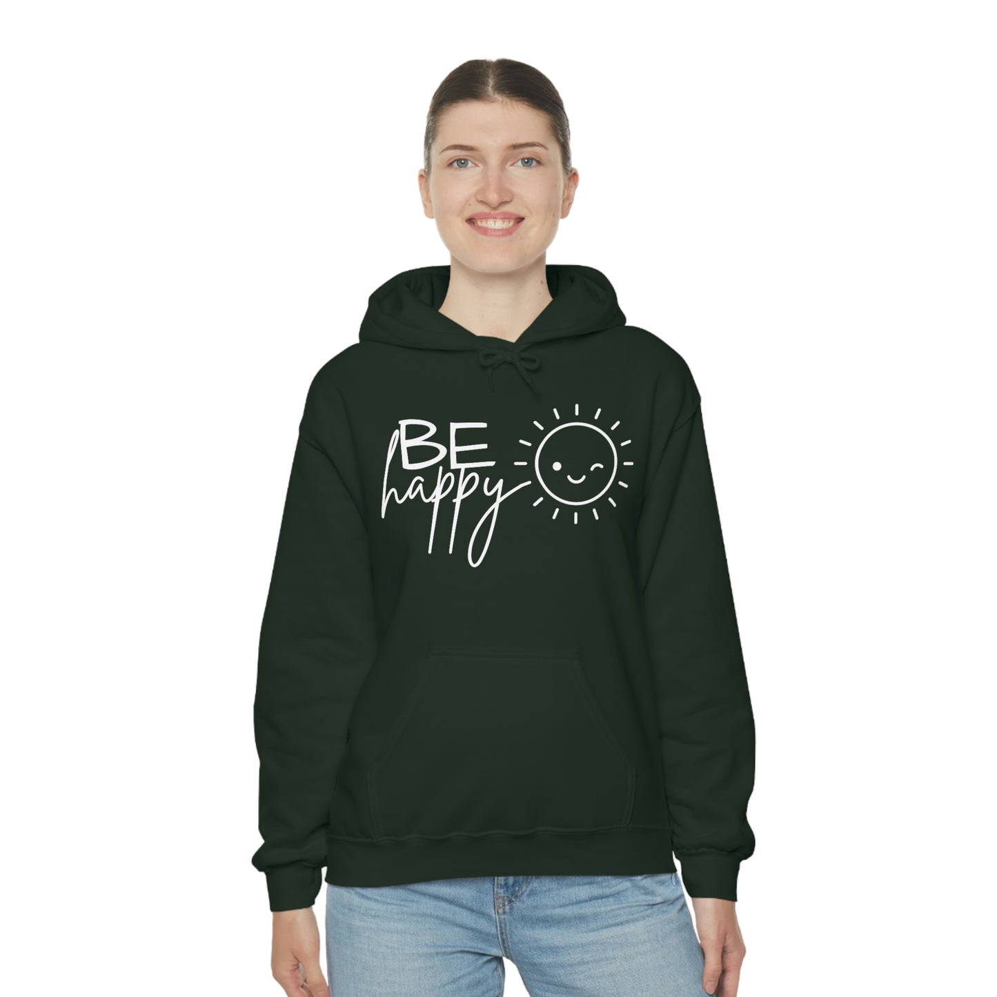 Be Happy Hoodie; Be Happy Unisex Hooded Sweatshirt; Be Happy Shirt