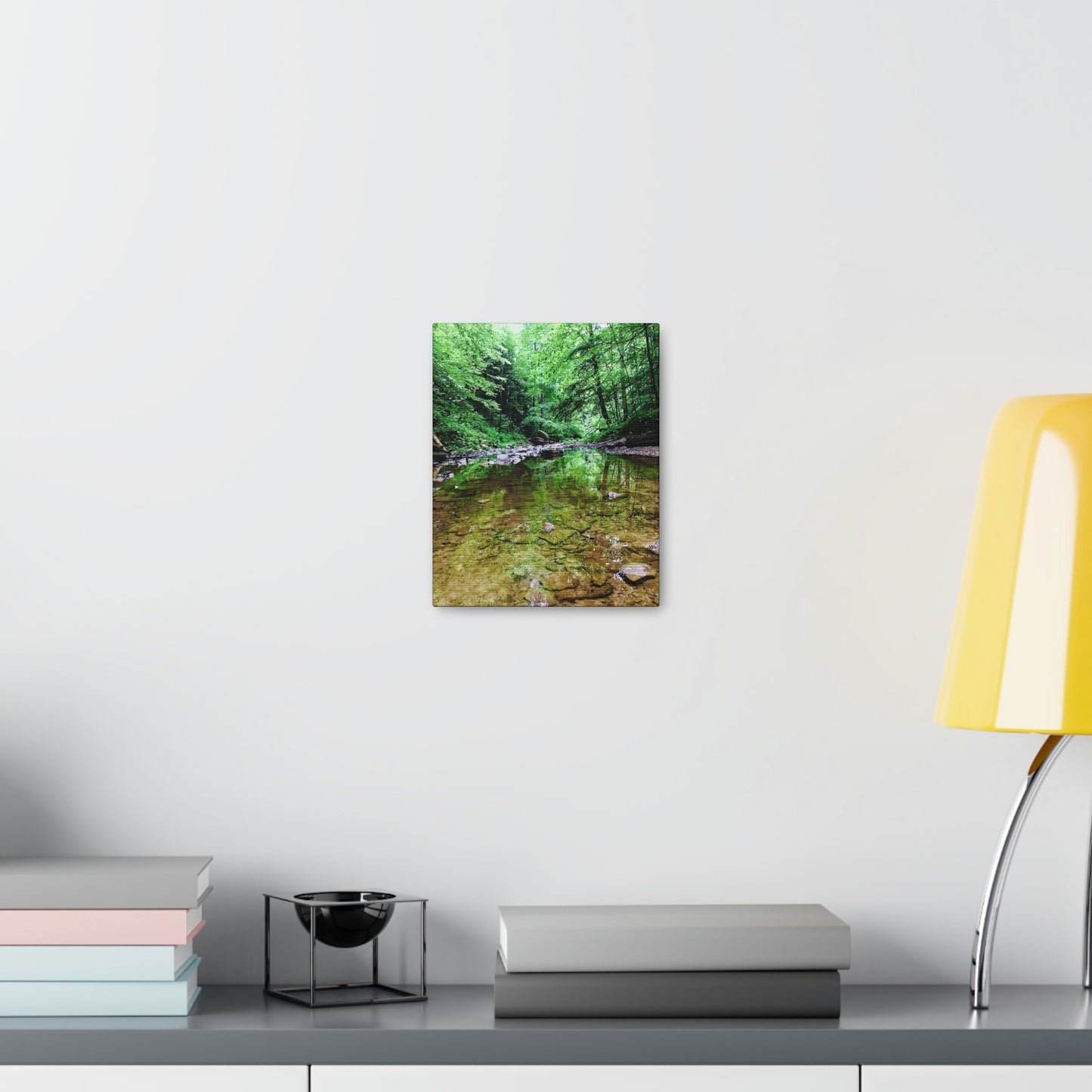 Forest Creek Bed, Nature Photography Canvas