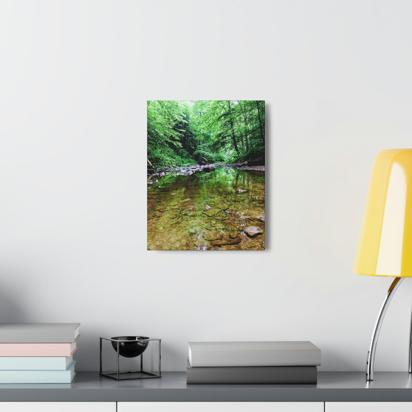 Forest Creek Bed, Nature Photography Canvas