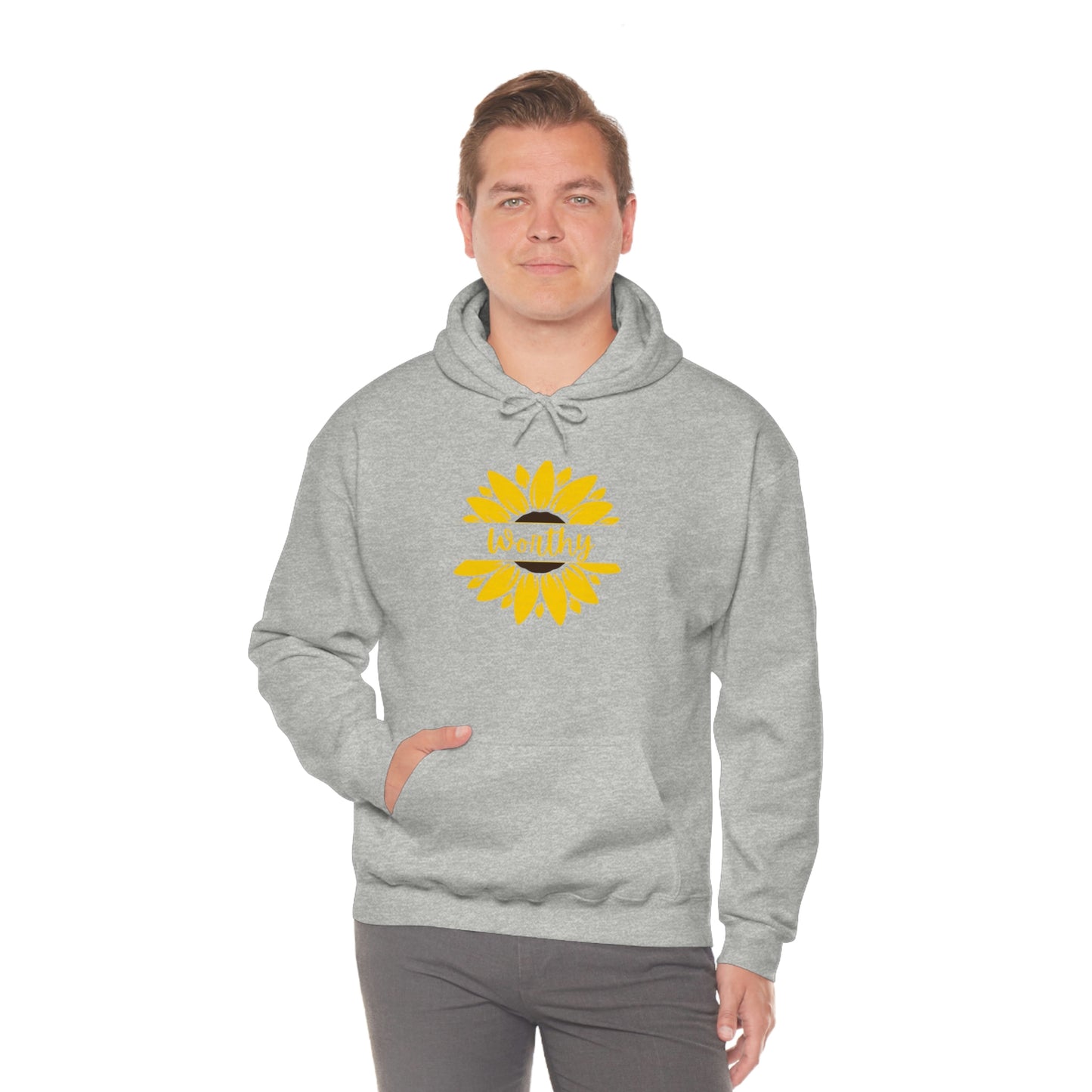 Worthy Sunflower Hooded Sweatshirt; Worthy Sunflower Hoodie