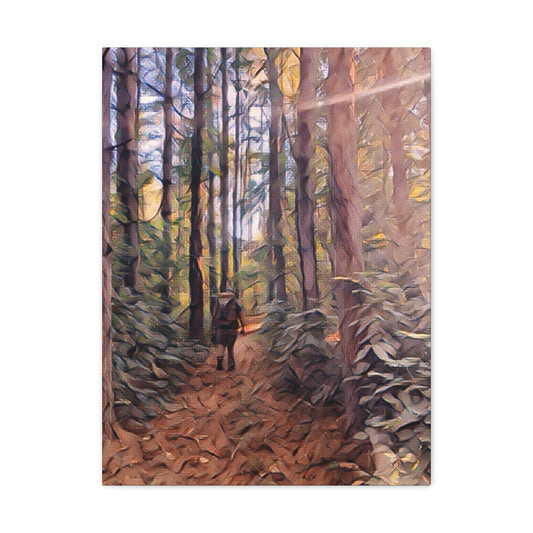 Into The Unknown, Nature Photography Canvas; Hiking Photography Print