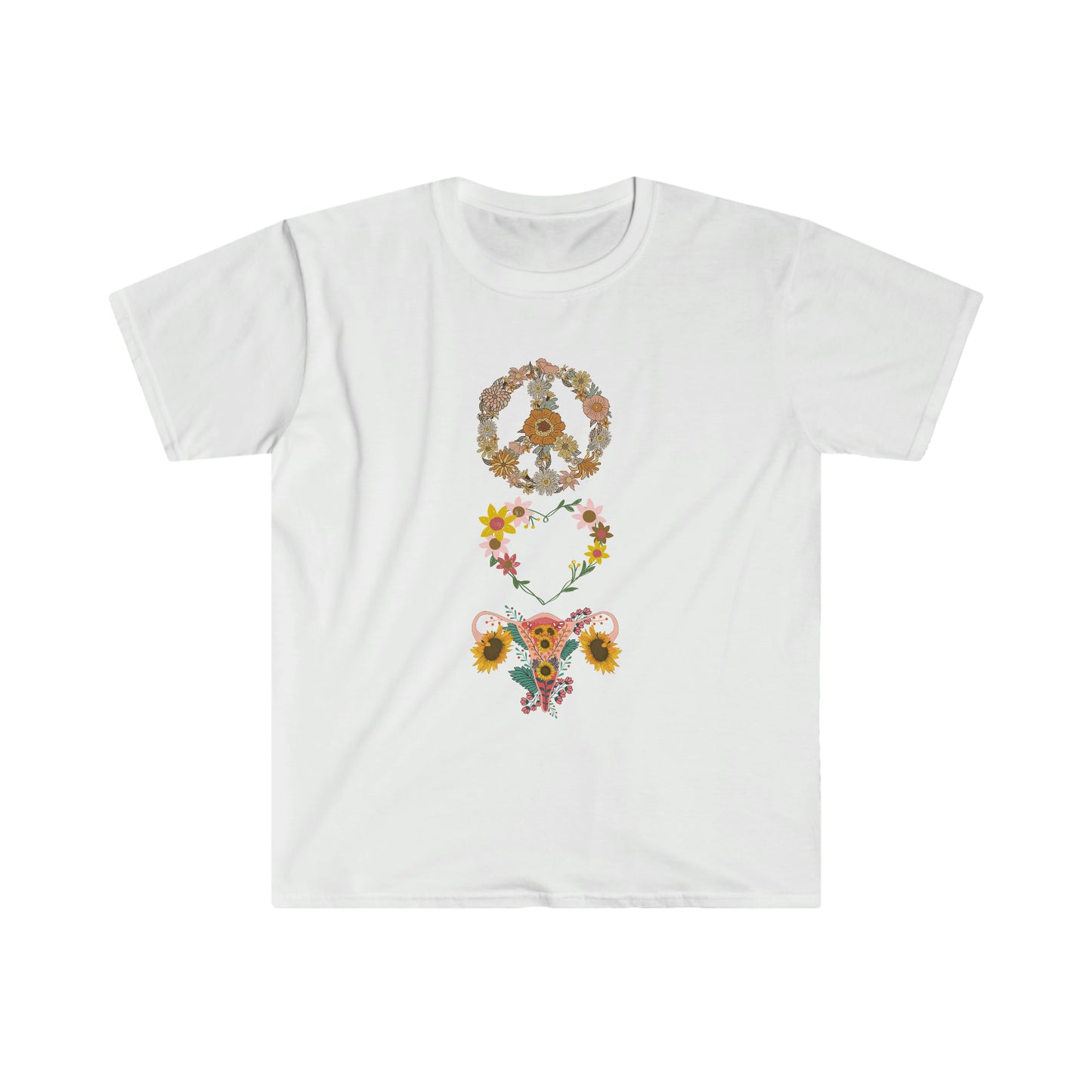 Peace, Love, and Women's Rights Tee