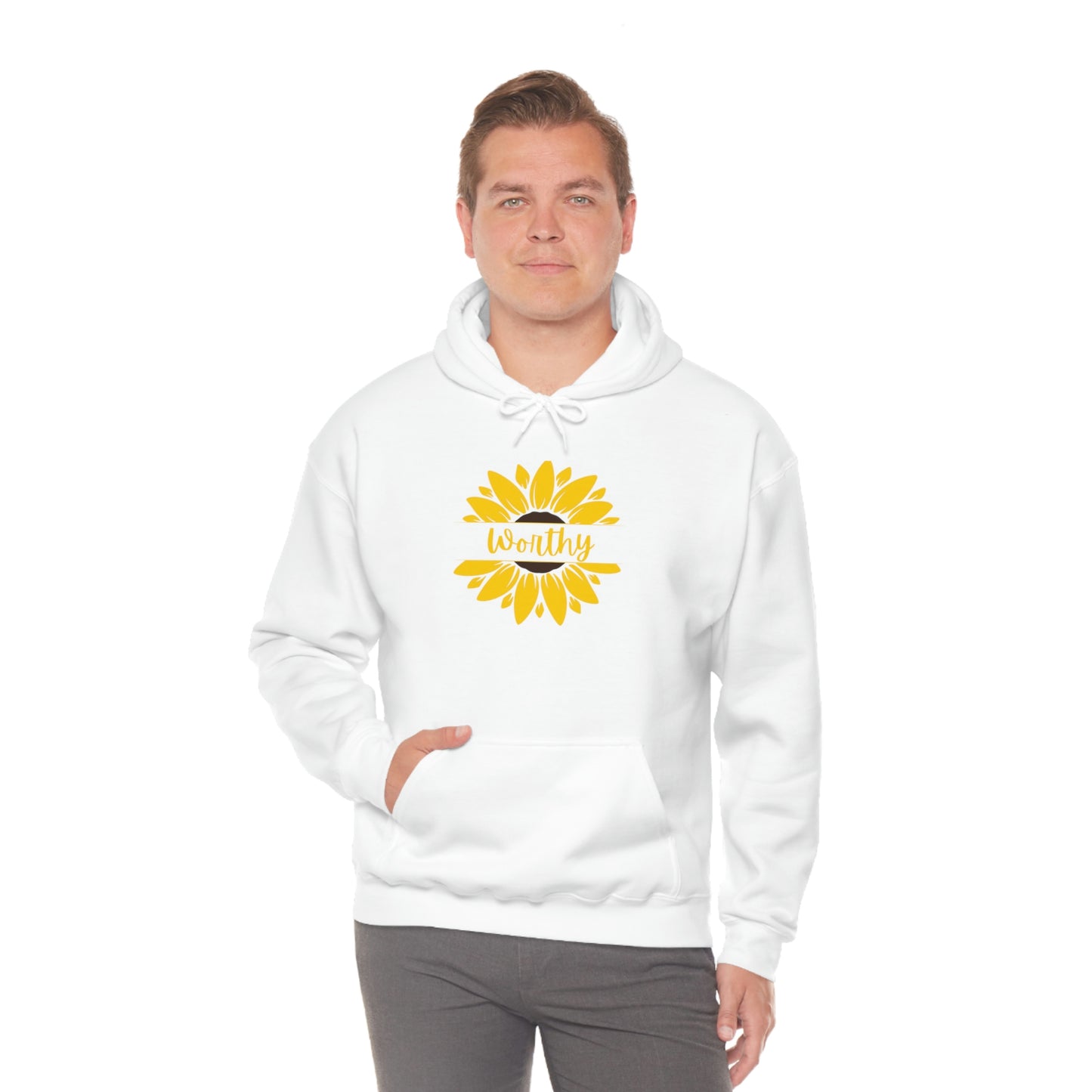 Worthy Sunflower Hooded Sweatshirt; Worthy Sunflower Hoodie