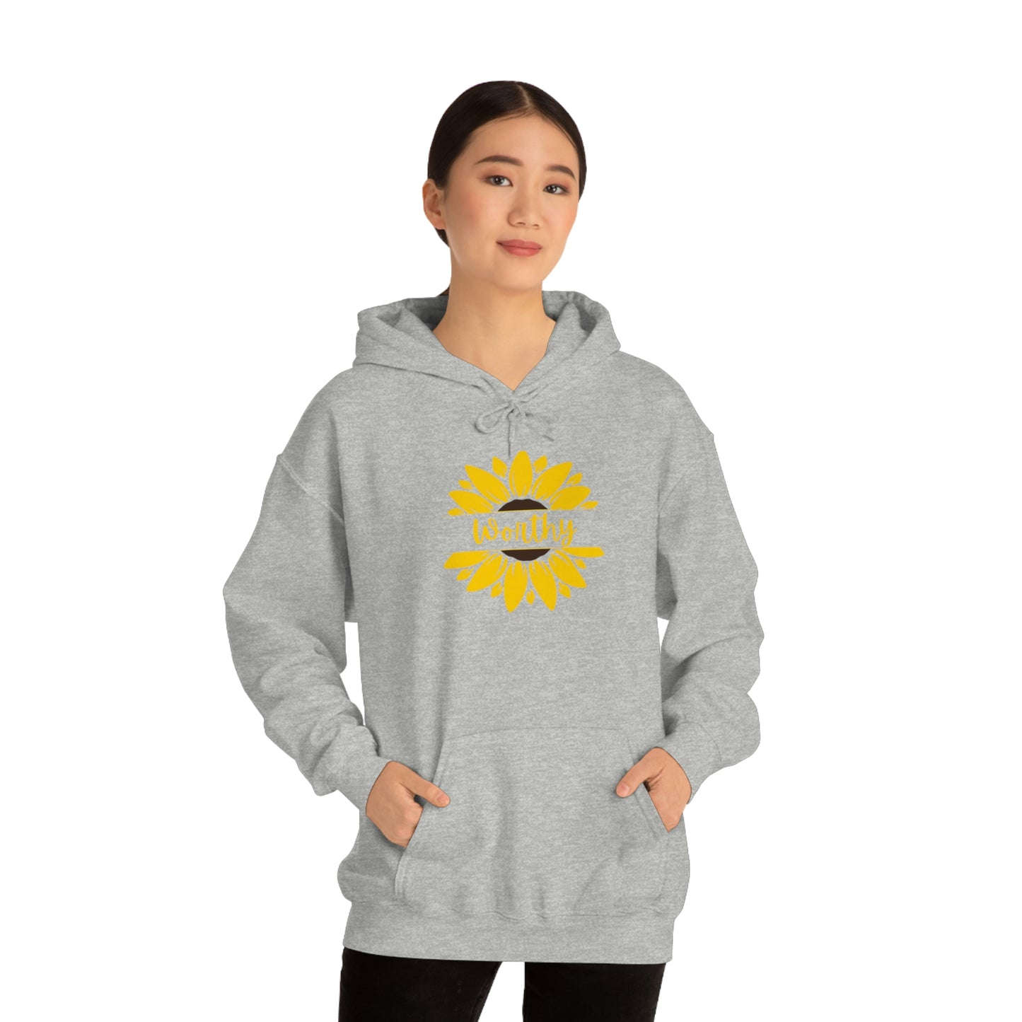 Worthy Sunflower Hooded Sweatshirt; Worthy Sunflower Hoodie