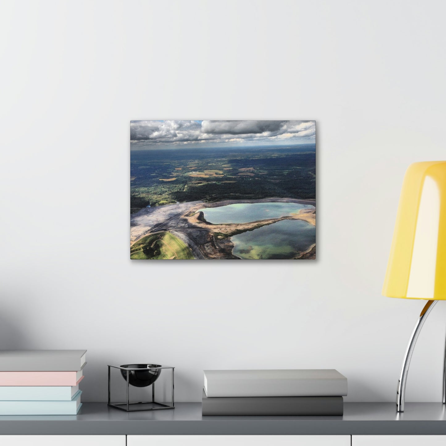 Sky View Canvas; Aerial Photography Canvas Print