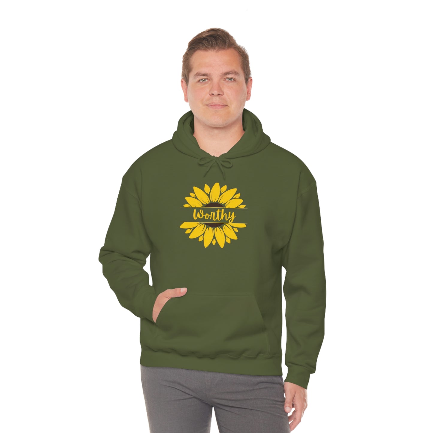 Worthy Sunflower Hooded Sweatshirt; Worthy Sunflower Hoodie