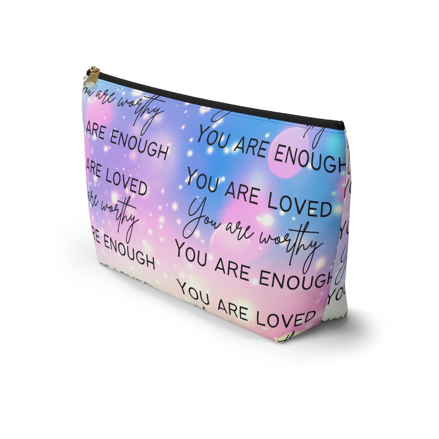 You Are... Worthy, Enough, Loved Mermaid Cosmetic/Travel Bag