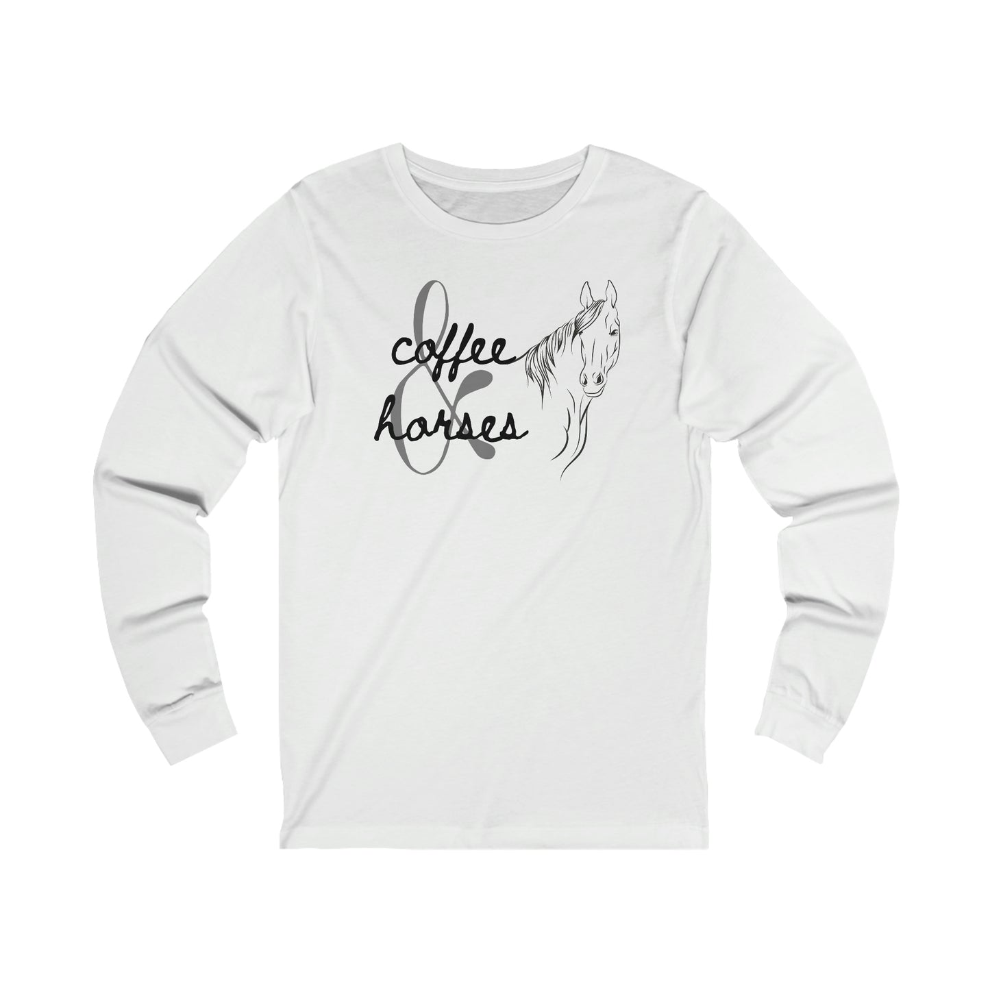 Coffee & Horses Long Sleeve Tee