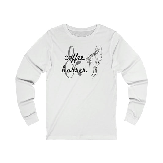 Coffee & Horses Long Sleeve Tee