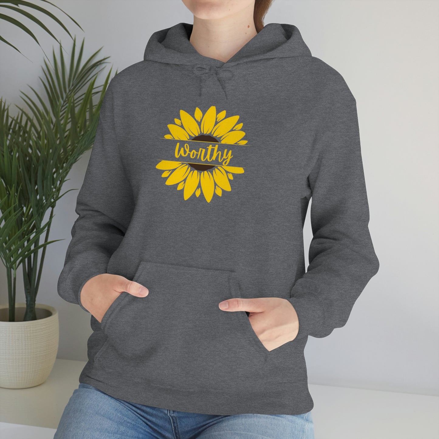 Worthy Sunflower Hooded Sweatshirt; Worthy Sunflower Hoodie