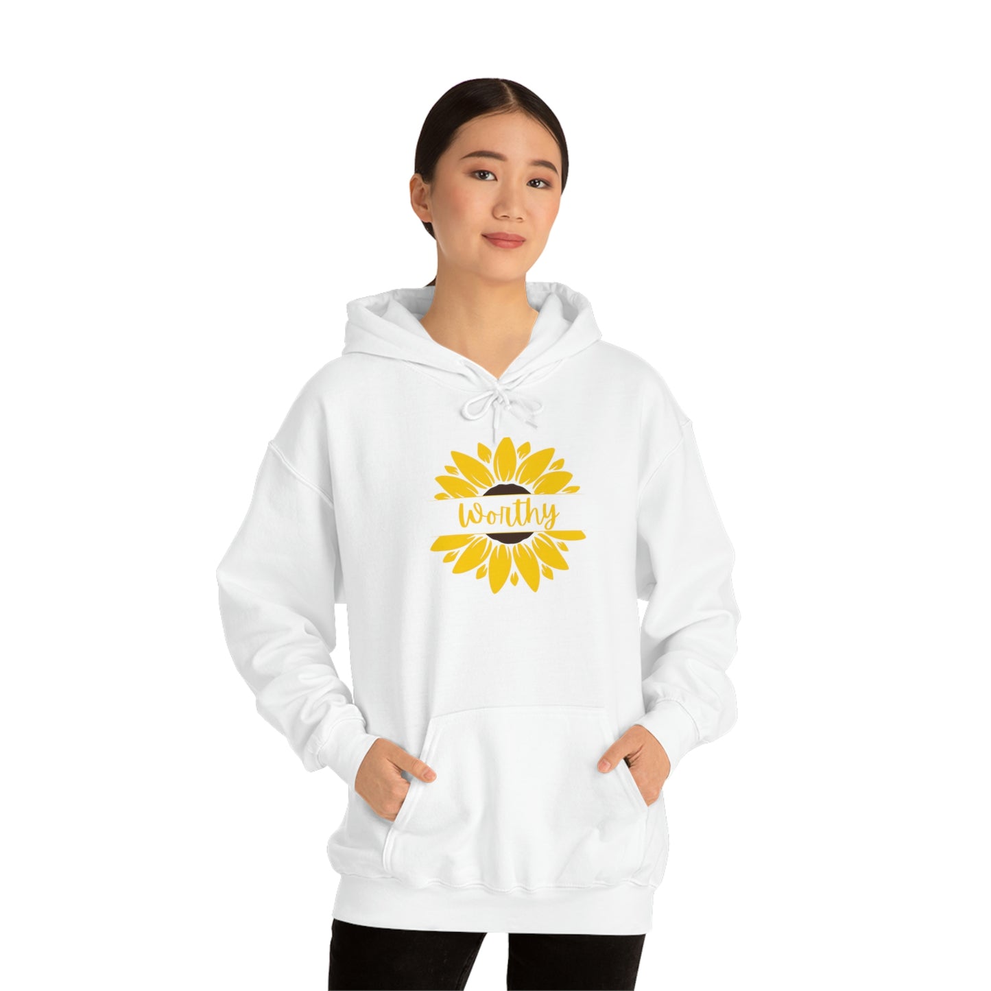 Worthy Sunflower Hooded Sweatshirt; Worthy Sunflower Hoodie