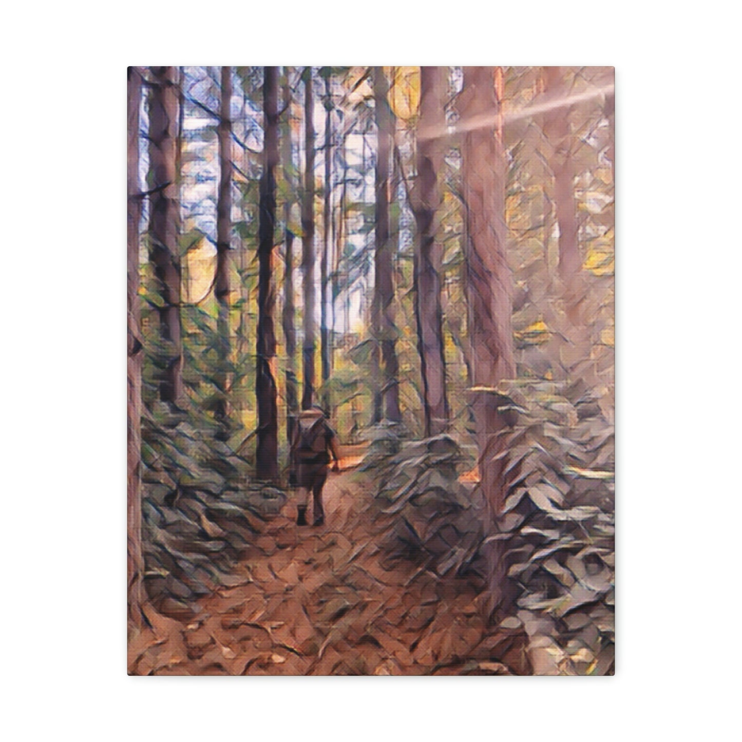 Into The Unknown, Nature Photography Canvas; Hiking Photography Print