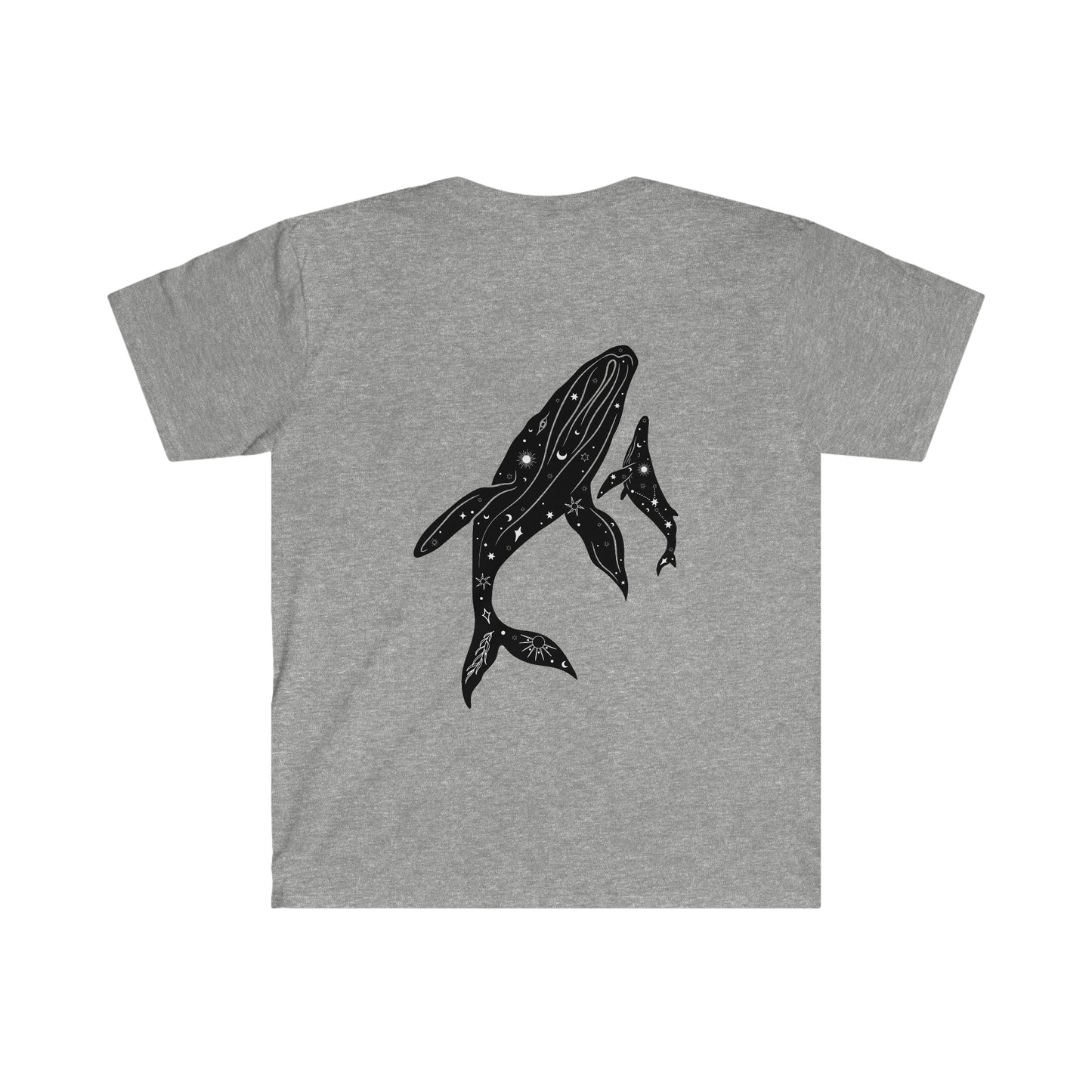 Whale Softstyle Shirt; Whale is Always There; Unisex T-Shirt