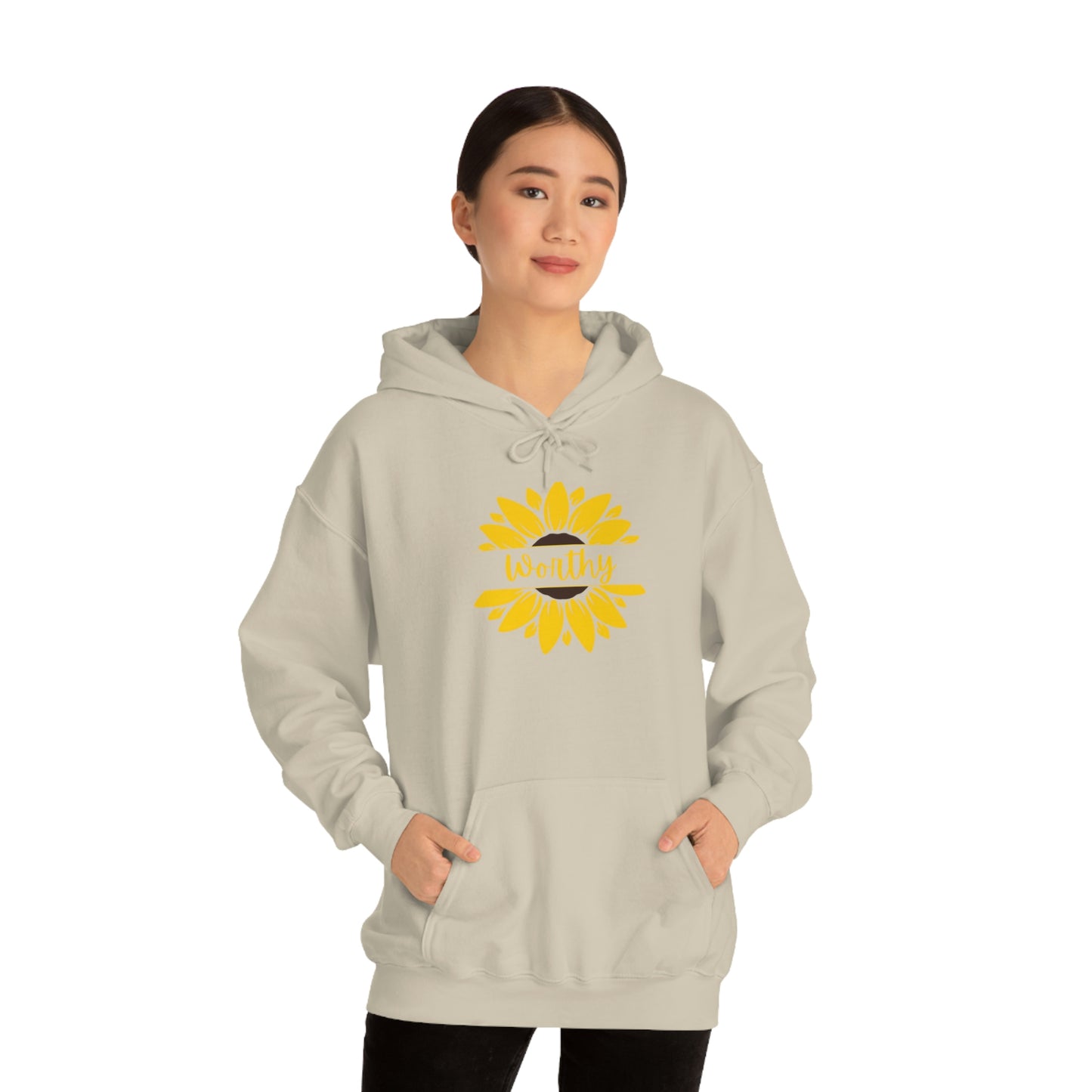 Worthy Sunflower Hooded Sweatshirt; Worthy Sunflower Hoodie