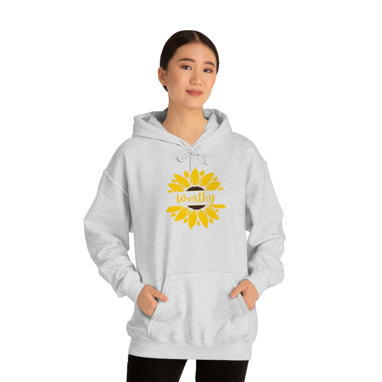 Worthy Sunflower Hooded Sweatshirt; Worthy Sunflower Hoodie