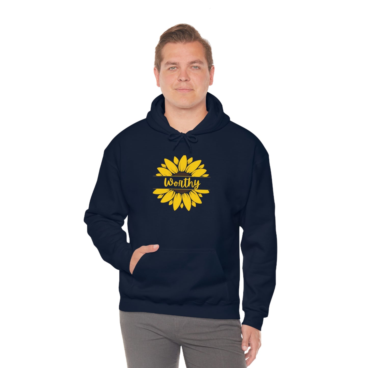 Worthy Sunflower Hooded Sweatshirt; Worthy Sunflower Hoodie