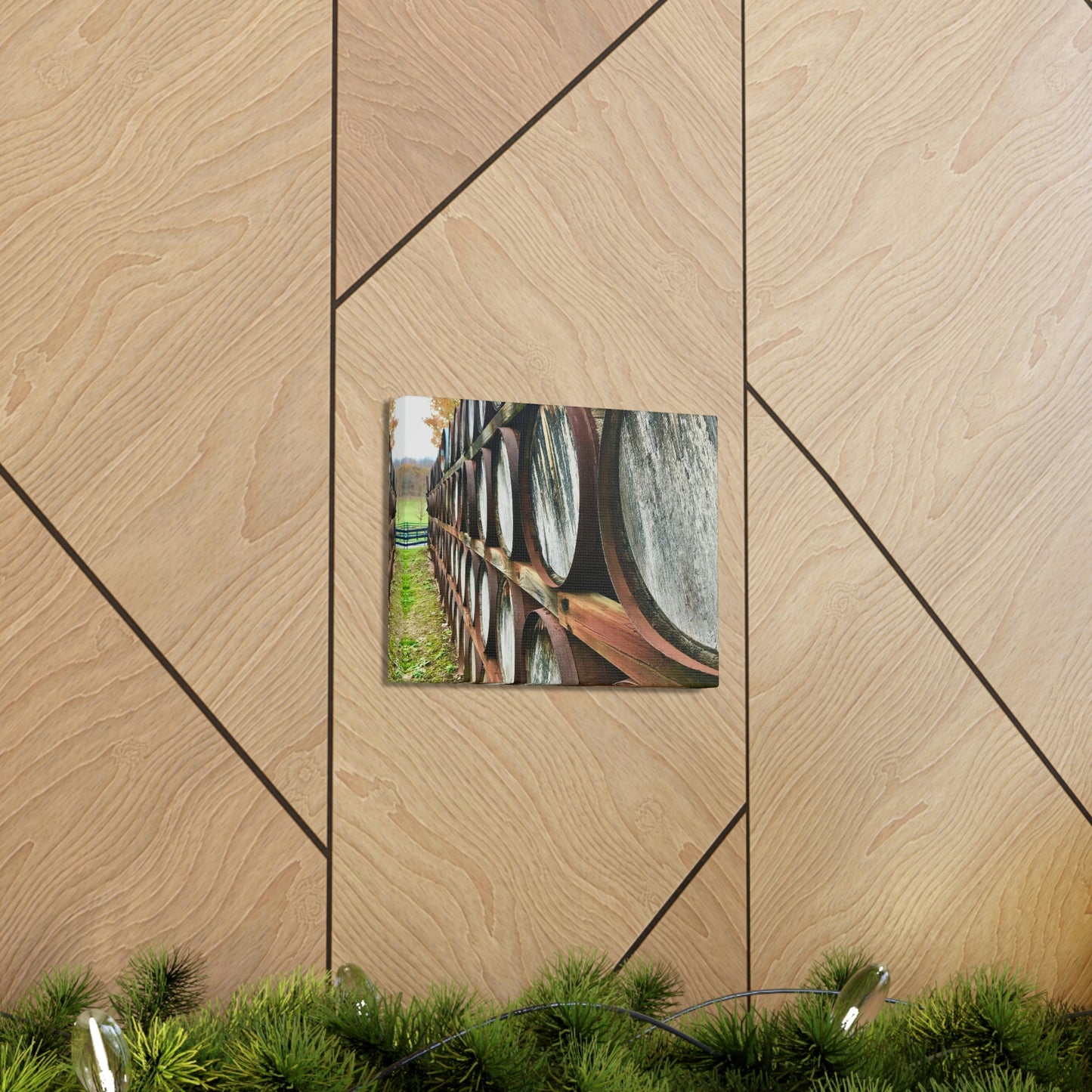 Wine Barrel Canvas; Photography Print Canvas