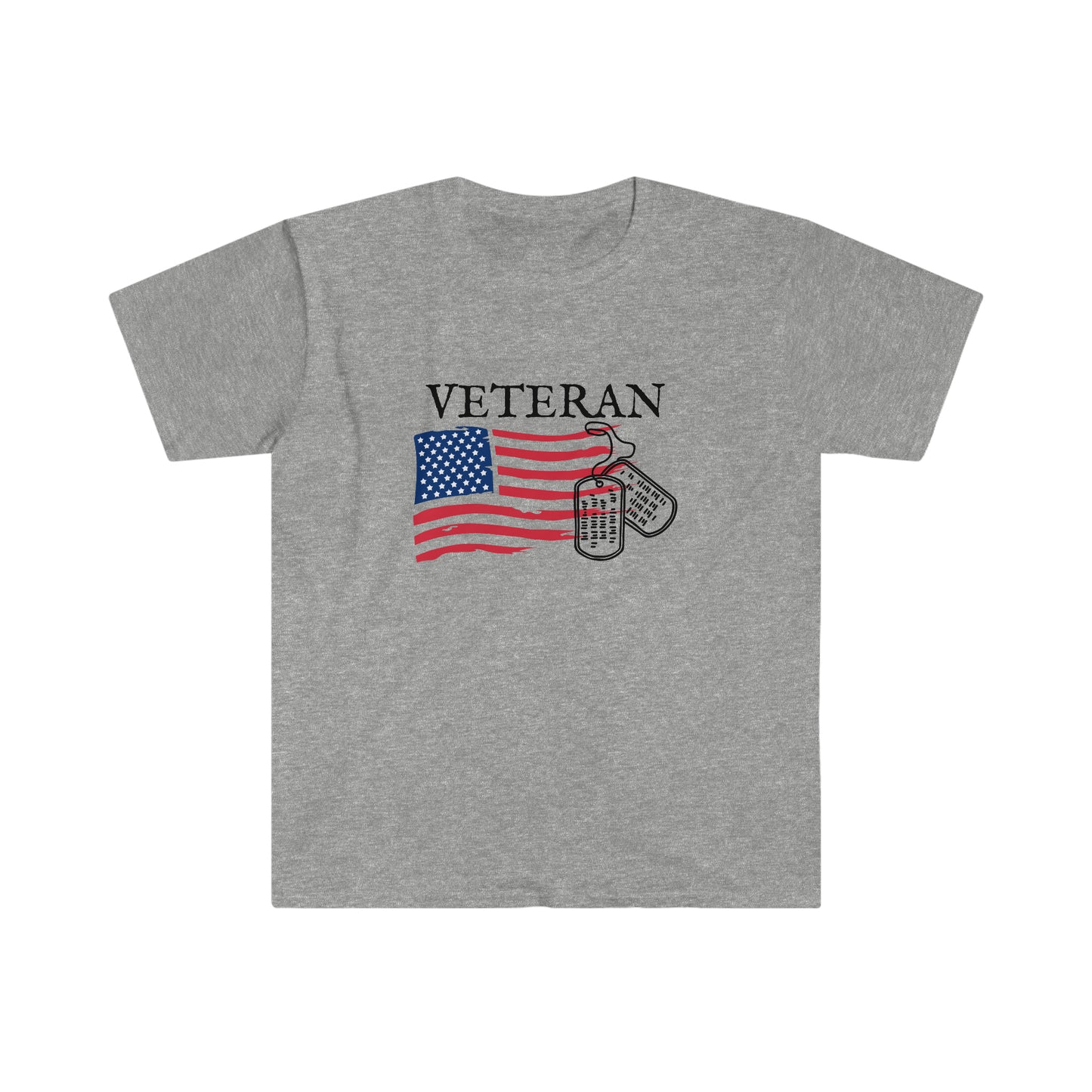 Veteran Softstyle T-Shirt; Veteran Shirt