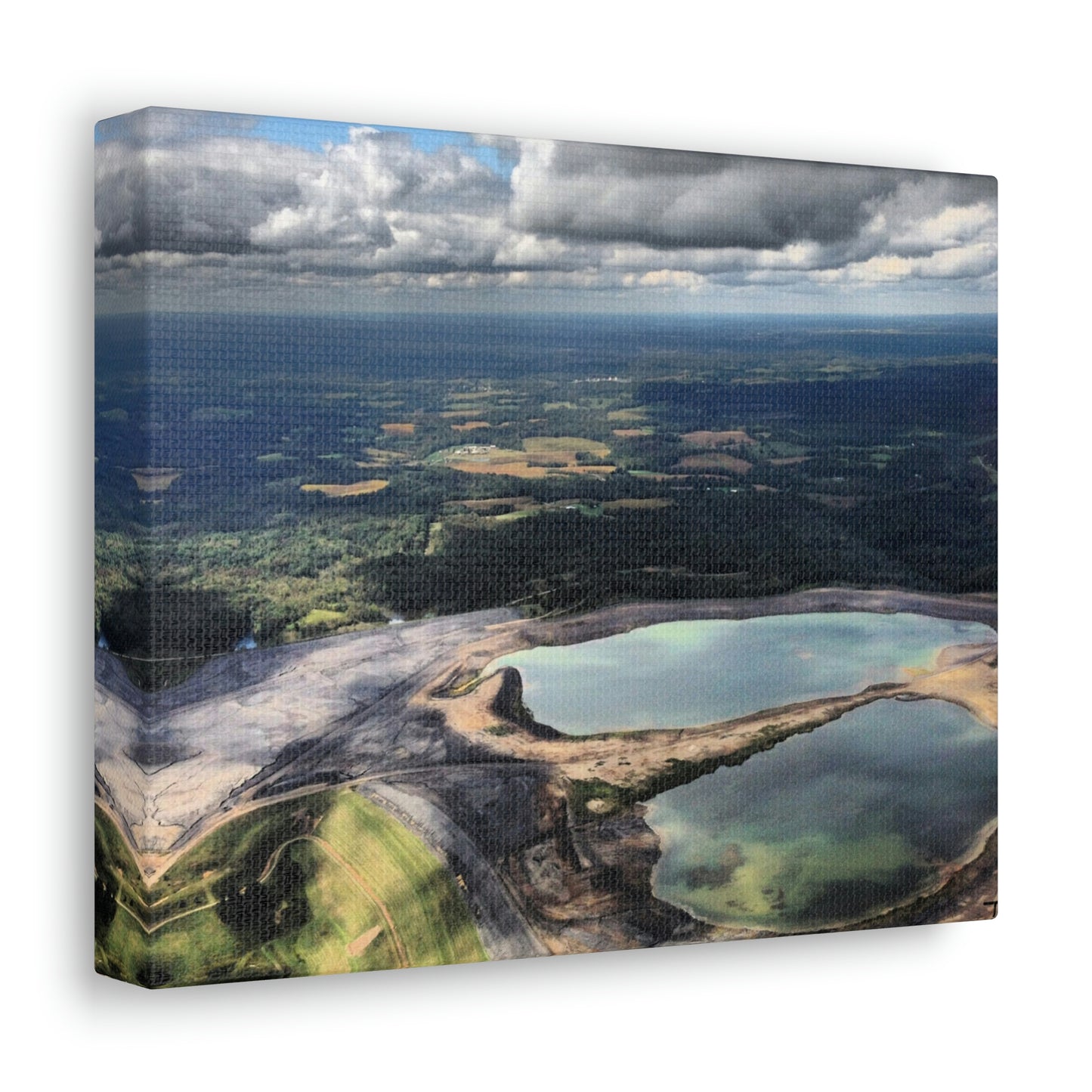 Sky View Canvas; Aerial Photography Canvas Print