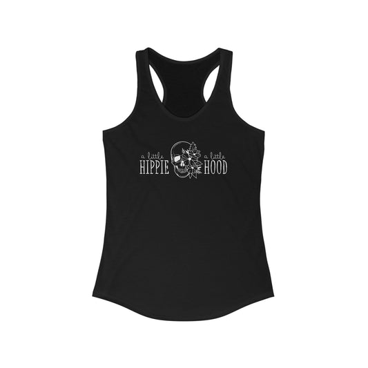 Little Hippie, Little Hood Racerback Tank