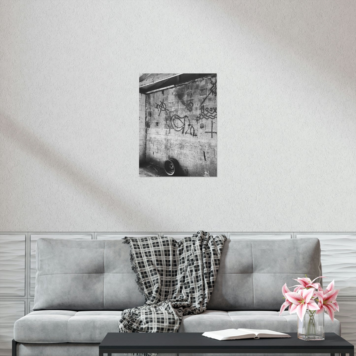 Beauty from Within Premium Matte Poster, Grey Scale Photography