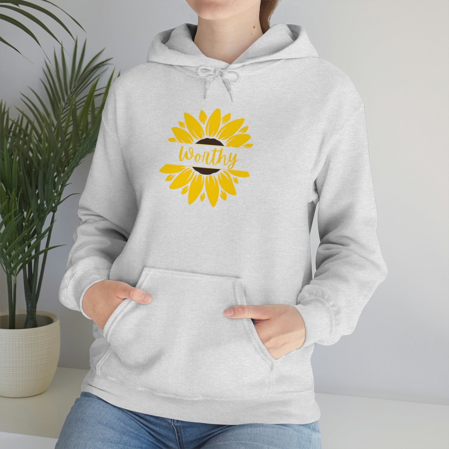 Worthy Sunflower Hooded Sweatshirt; Worthy Sunflower Hoodie