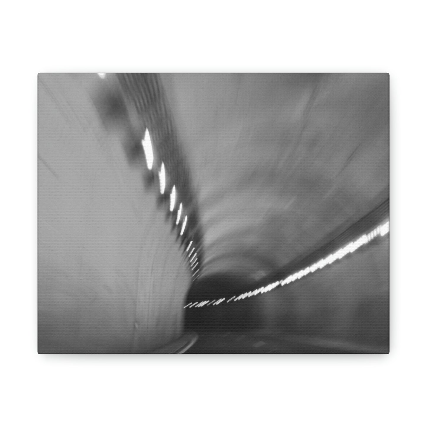 Tunnel Vision Canvas; Grey Scale Photography Canvas