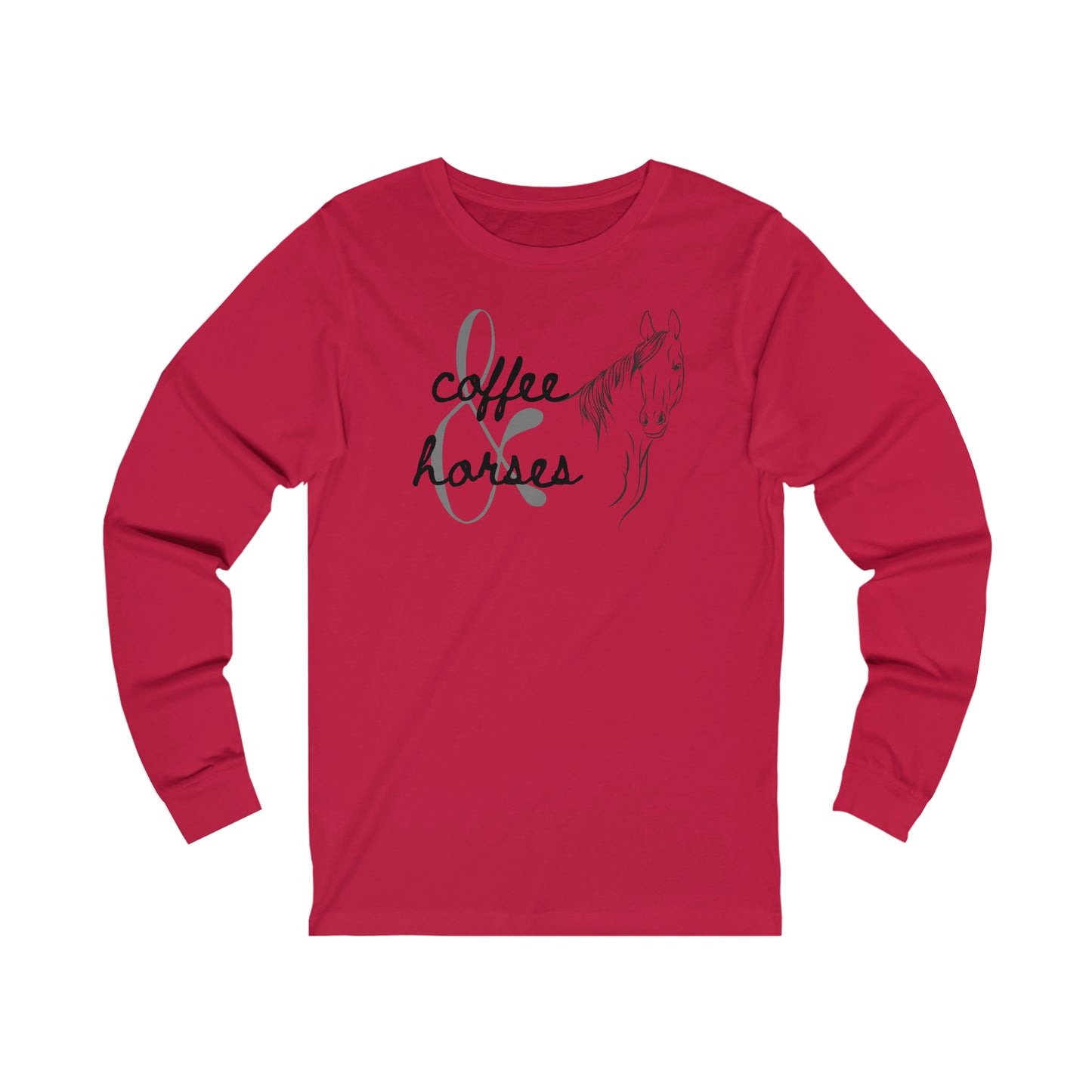 Coffee & Horses Long Sleeve Tee