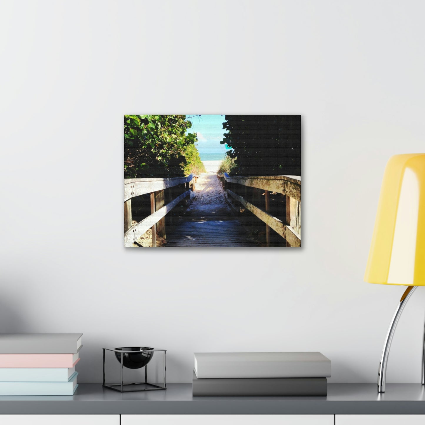 Walk to the Beach Nature Photography Canvas