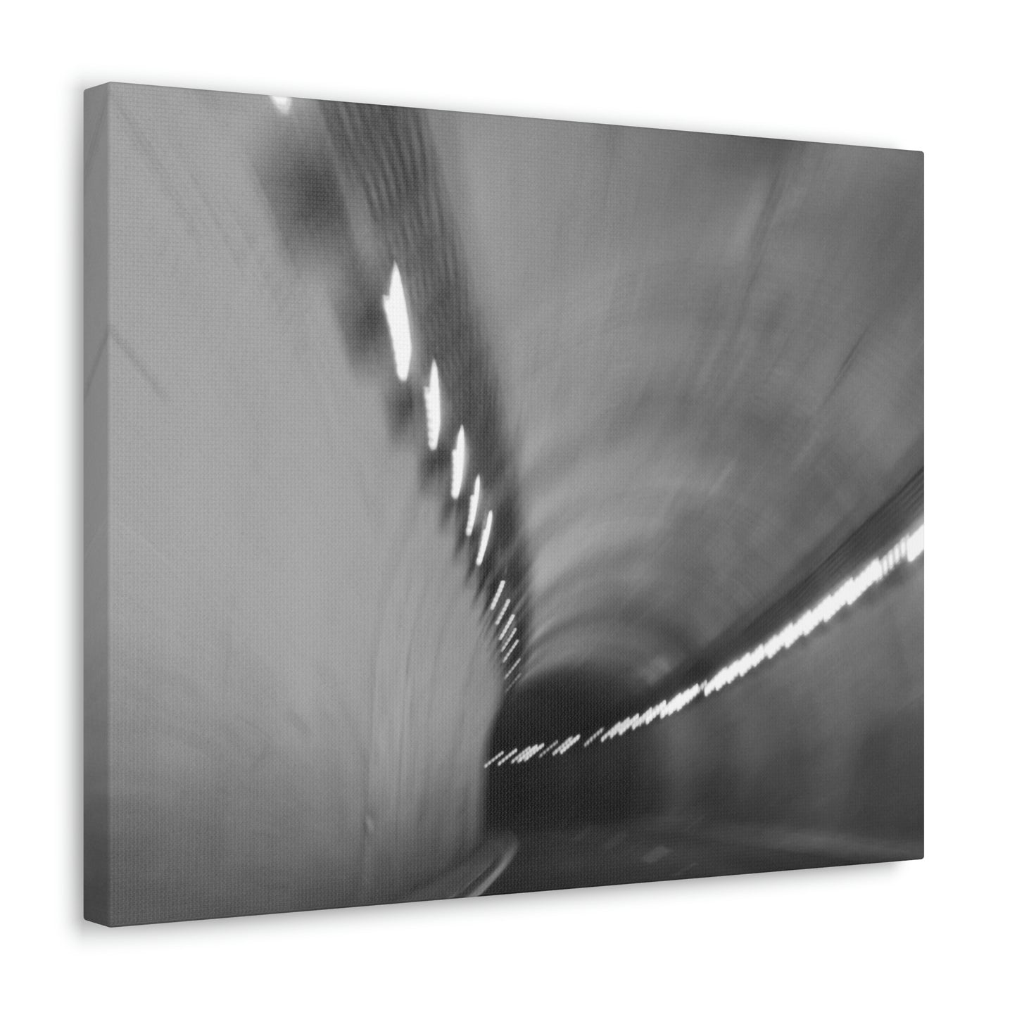 Tunnel Vision Canvas; Grey Scale Photography Canvas