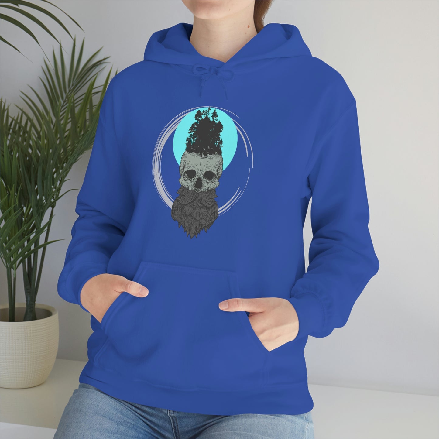 Big and Bearded Hoodie; Bearded Skull Hoodie