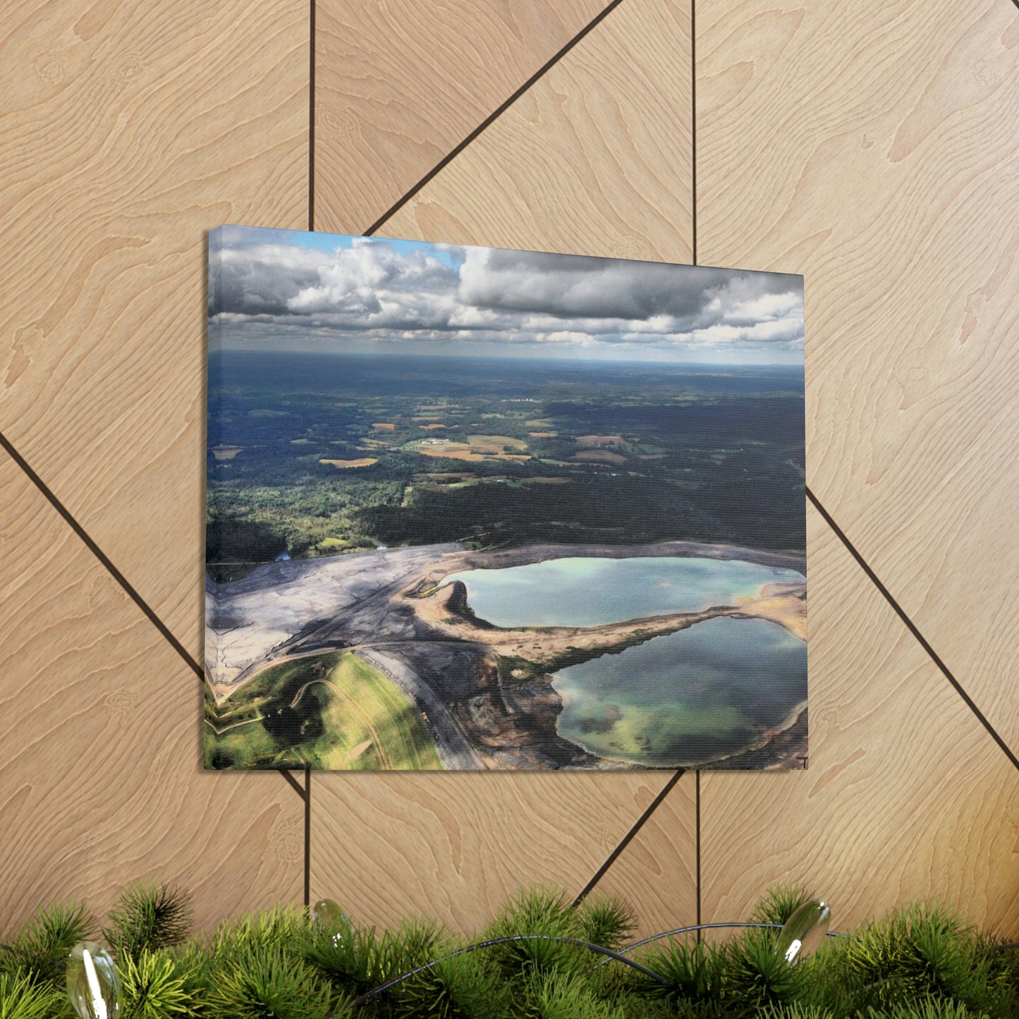 Sky View Canvas; Aerial Photography Canvas Print