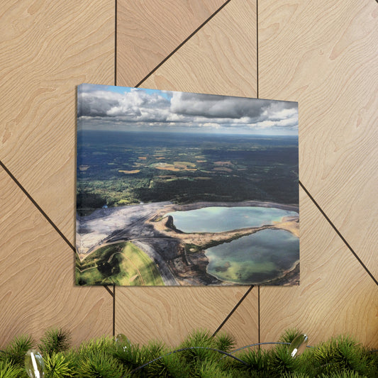 Sky View Canvas; Aerial Photography Canvas Print