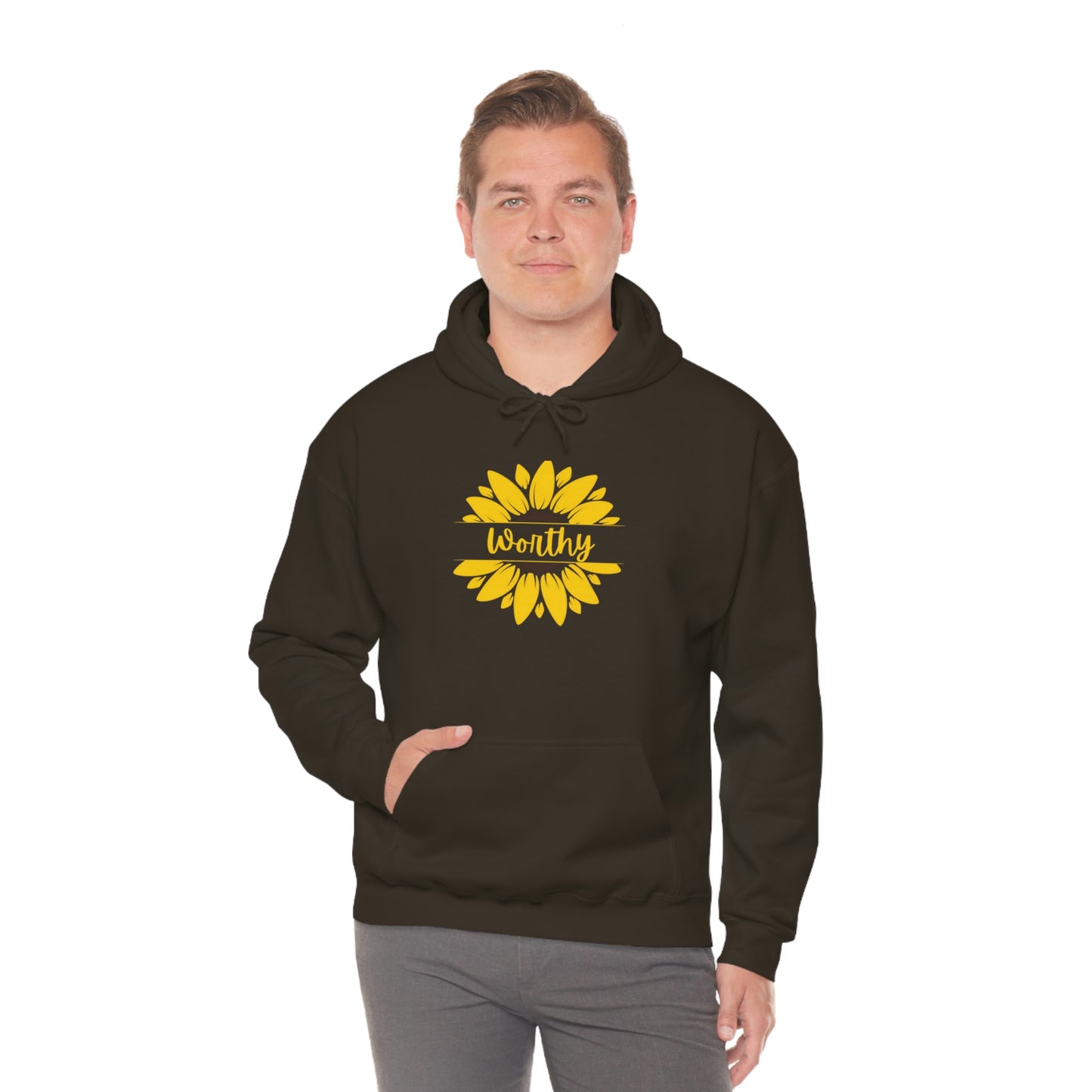 Worthy Sunflower Hooded Sweatshirt; Worthy Sunflower Hoodie