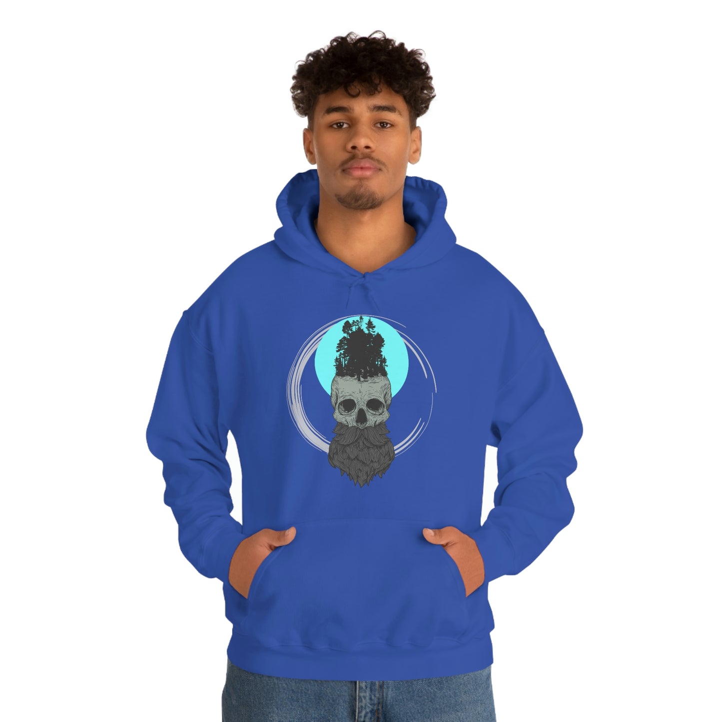 Big and Bearded Hoodie; Bearded Skull Hoodie