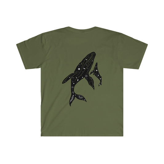 Whale Softstyle Shirt; Whale is Always There; Unisex T-Shirt