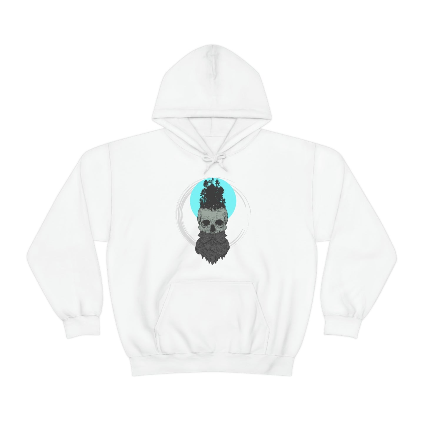 Big and Bearded Hoodie; Bearded Skull Hoodie