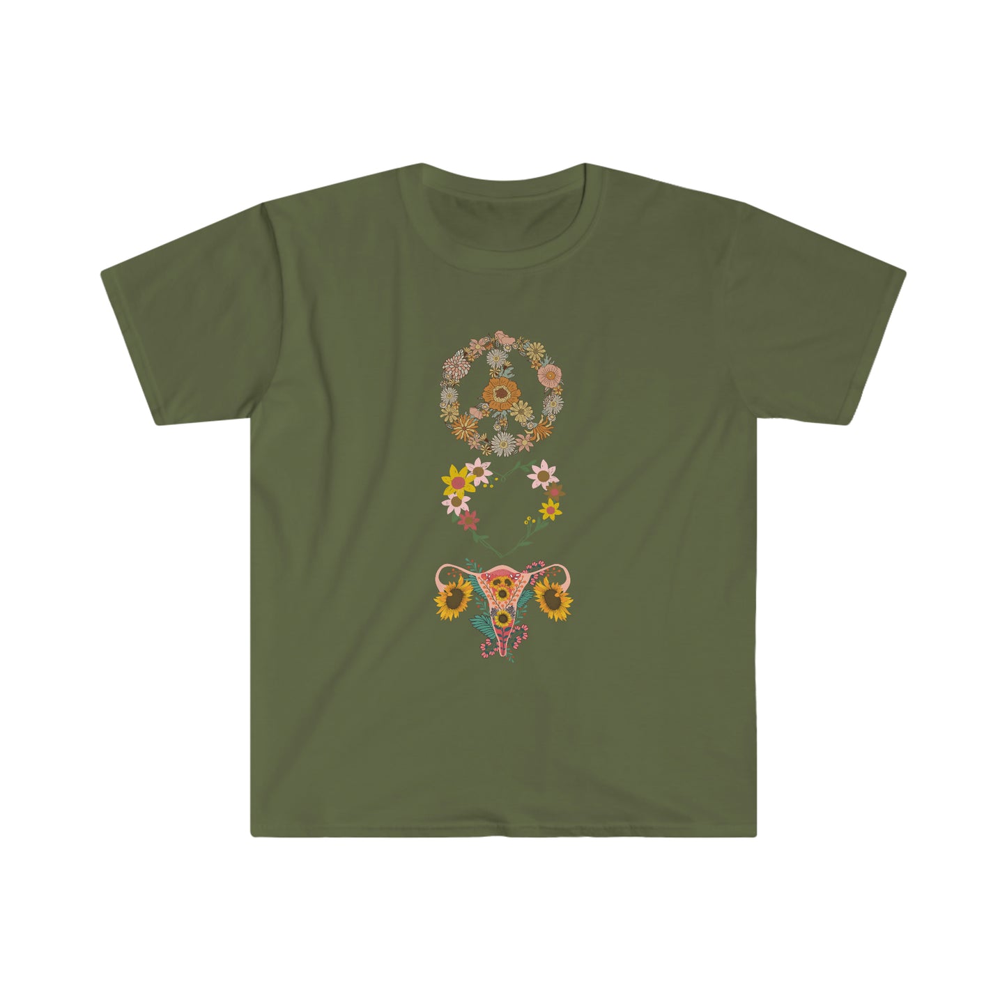 Peace, Love, and Women's Rights Tee