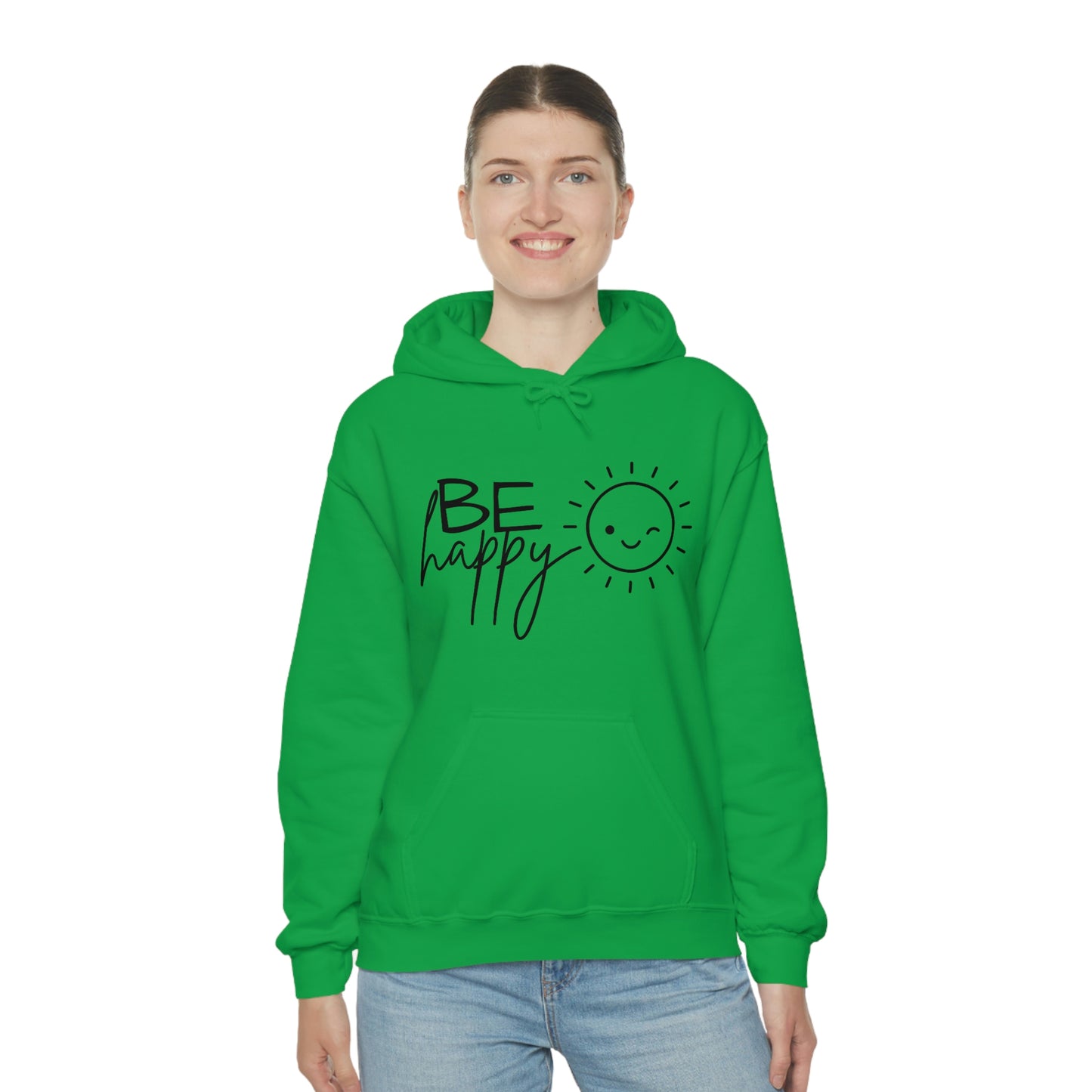 Be Happy Hoodie; Be Happy Unisex Hooded Sweatshirt; Be Happy Shirt