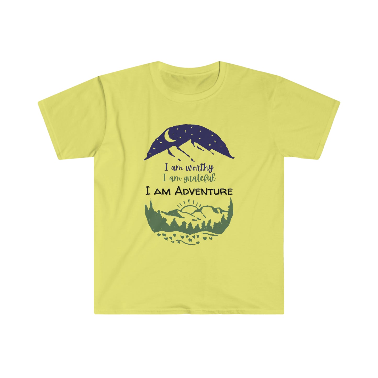 I am Adventure T-Shirt; Hiking Adventure Soft T-Shirt