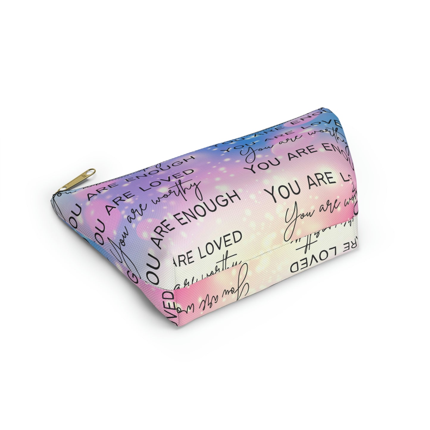 You Are... Worthy, Enough, Loved Mermaid Cosmetic/Travel Bag